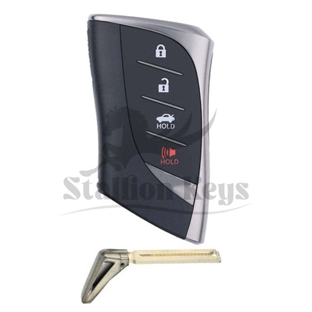 2018-2023 Lexus ES300H / ES350 / LS500 / 4-Button Smart Key / PN: 8990H-33020 / HYQ14FBF / Board: 0440 / AFTERMARKET 2018-2023 Lexus ES300H / ES350 / LS500 / 4-Button Smart Key / PN: 8990H-33020 / HYQ14FBF / Board: 0440 / AFTERMARKET